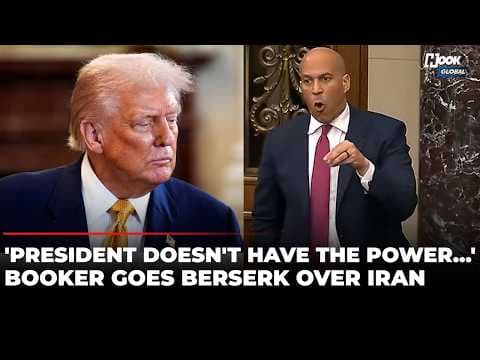 'This President Can't Take Us To...': Cory Booker Explodes In Senate Over Trump's Iran War I US News thumbnail