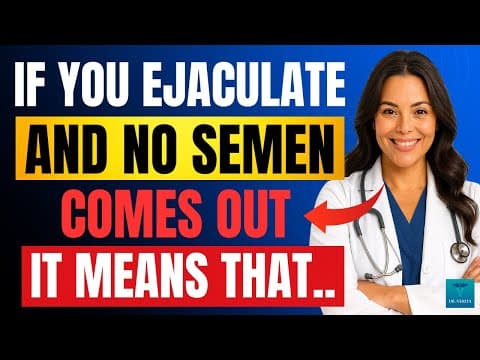 If you are older and do not ejaculate, do so immediately... | Urologist Explains | Dr. Nerita thumbnail