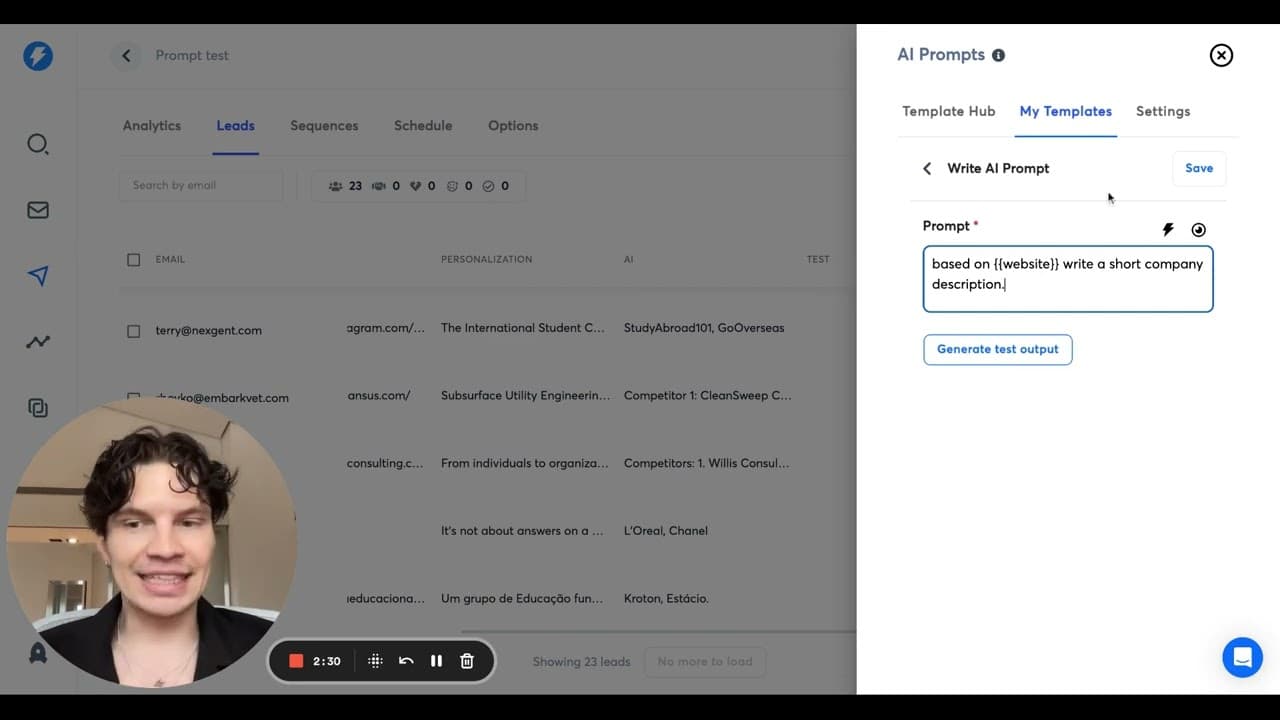YouTube video player