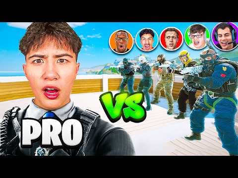 Can 5 Streamers Beat 1 Pro? (Rainbow Six Siege) thumbnail