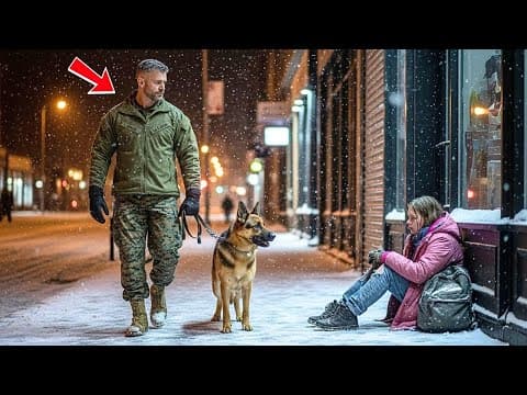 A U.S. Marine Ignored the Homeless Girl—Until His K9 Stopped and He Realized She Was His Daughter thumbnail