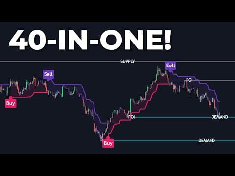 40 INDICATORS IN ONE! Most Powerful BUY SELL Indicator on TradingView thumbnail