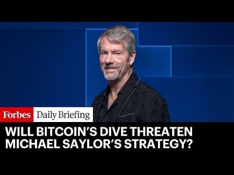 Bitcoin's 35% Tumble: Will The Dive Threaten Michael Saylor’s Strategy? thumbnail