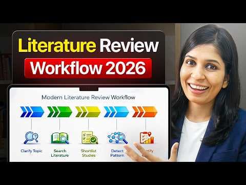 How to do Literature Review using AI Tool | Step-by-step Demo thumbnail