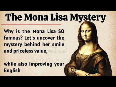 The Mona Lisa Mystery || Learn English Through Story 🔥 Level 2 || Secrets Behind the Painting thumbnail