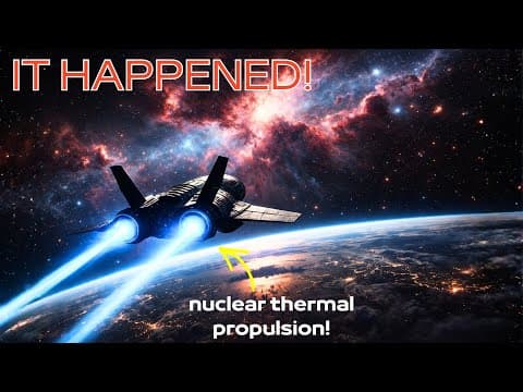 NASA & MIT’s NEW Nuclear Rocket Could Get Humans to Mars in Half the Time thumbnail
