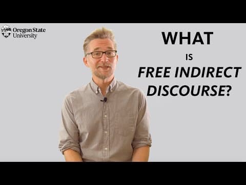 "What is Free Indirect Discourse?": A Literary Guide for English Students and Teachers thumbnail