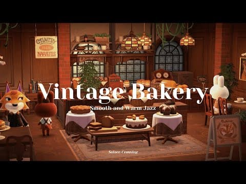 Vintage Bakery 🥐｜Smooth and Warm Jazz｜Study & Work Music｜Animal Crossing Ambience thumbnail