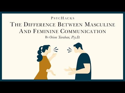 The difference between MASCULINE and FEMININE COMMUNICATION: information versus experience thumbnail