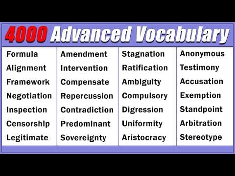 4000 Essential Advanced English Vocabulary thumbnail