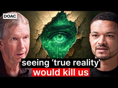 Top Psychologist, Donald Hoffman: Seeing True Reality Would Kill Us! I Can Prove It To You! thumbnail