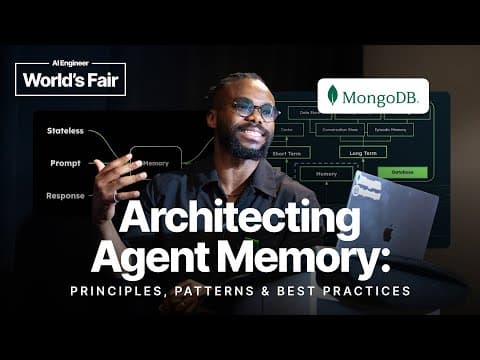 Architecting Agent Memory: Principles, Patterns, and Best Practices โ Richmond Alake, MongoDB thumbnail