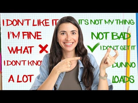 AVOID Repeating These 5 Phrases in Daily English Conversation - Use These Alternatives thumbnail