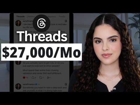 How I Earn $27K/Month Selling Digital Products on Threads (Full Breakdown) thumbnail