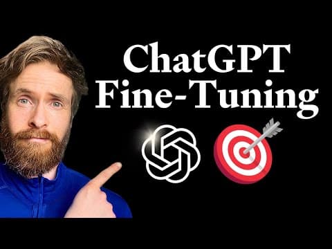 ChatGPT 3.5 Turbo Fine Tuning For Specific Tasks - Tutorial with Synthetic Data thumbnail