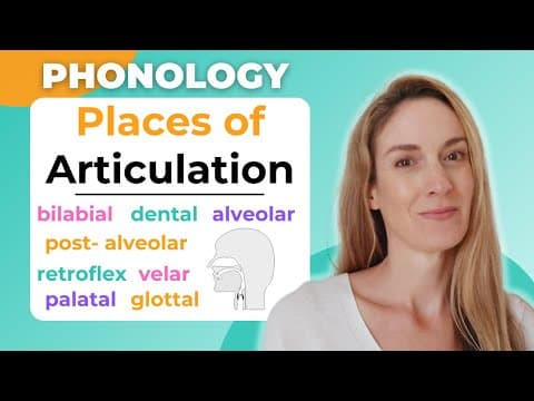 Place of Articulation | Consonant Sounds in English - Phonology thumbnail