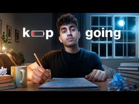 how to study even when you're EXHAUSTED thumbnail