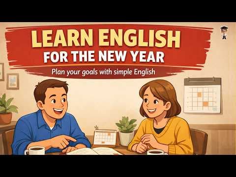 Easy English Conversation | How to Plan Your New Year | English for Beginners | Speaking Practice thumbnail