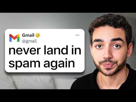 How to Stop Emails Going to Spam FAST (100% Email Deliverability) thumbnail