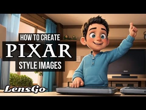 How to Make FREE Pixar-Style Images with LensGo.ai thumbnail