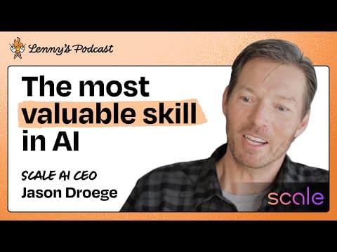 Scale AI CEO on Meta’s $14B deal, scaling Uber Eats to $80B, & what frontier labs are building next thumbnail