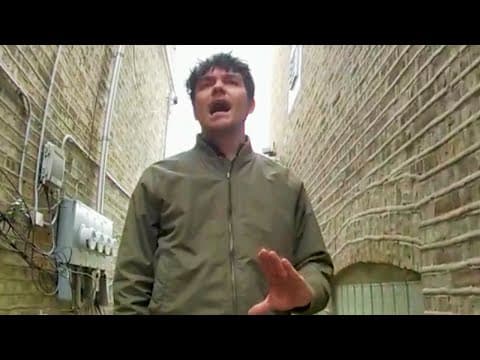Nick Fuentes Bodycam. Liberal Stranger Shows up at His House. thumbnail