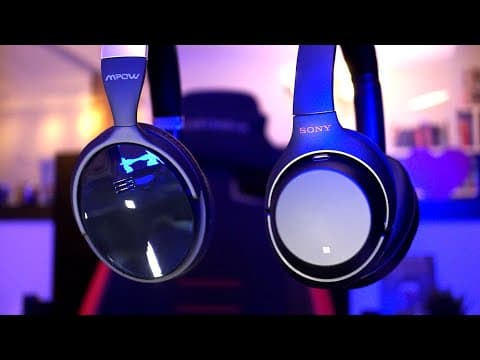 CHEAP $50 ANC Headphones vs Sony WH-1000XM3? - Mpow H5 Review (Special Episode) thumbnail