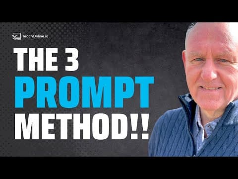 3 AI Prompts That Create Ready To Publish Courses in under 29 minutes thumbnail