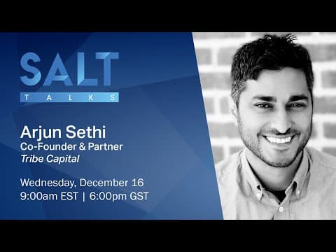 What Does Arjun Sethi Say About Venture Capital and Bitcoin? thumbnail