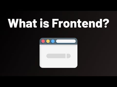 Frontend web development - a complete overview thumbnail