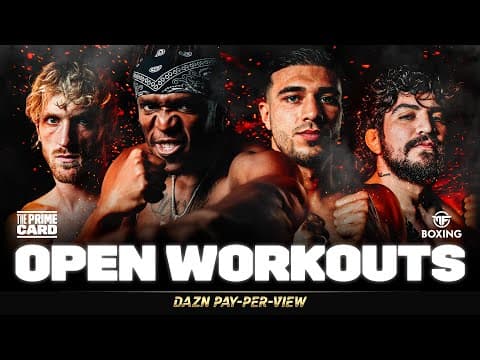 KSI VS. TOMMY FURY | MISFITS X DAZN X SERIES 10 OPEN WORKOUTS thumbnail