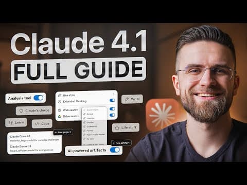 How to Use Claude AI 4.1 for Beginners thumbnail