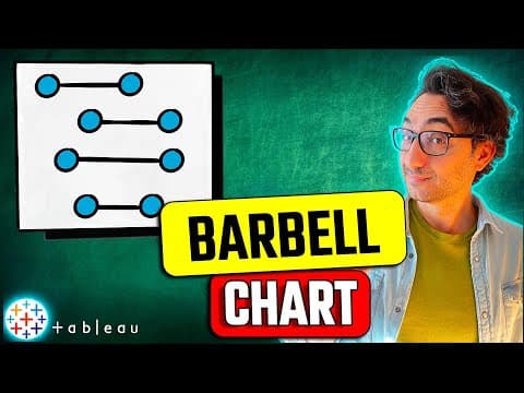 Tableau Charts: Barbell Chart | #Tableau Course #111 thumbnail