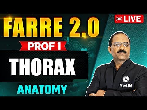 Thorax |  Anatomy | FARRE 2.0 | MBBS Prof 1 | Dr. Pradeep thumbnail
