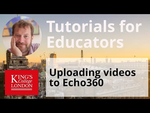 Uploading pre-recorded lecture content to echo360 thumbnail