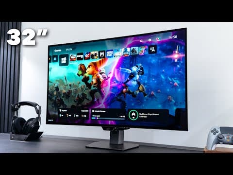The Perfect OLED Gaming Monitor (ROG XG32UCWMG) Unboxing + Impressions thumbnail