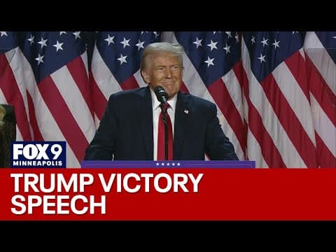 Donald Trump's full victory speech thumbnail