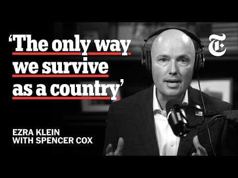Spencer Cox Wants to Pull Our Politics Back From the Brink | The Ezra Klein Show thumbnail