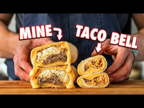 Making The Taco Bell Quesarito At Home | But Better thumbnail