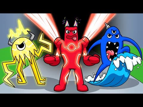 GARTEN of BANBAN, But They're ELEMENTAL?! (Cartoon Animation) thumbnail