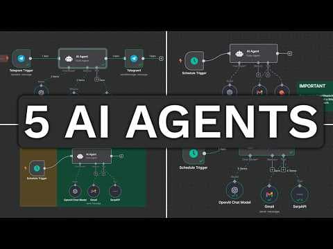 5 simple AI Agents you must have - beginners guide thumbnail