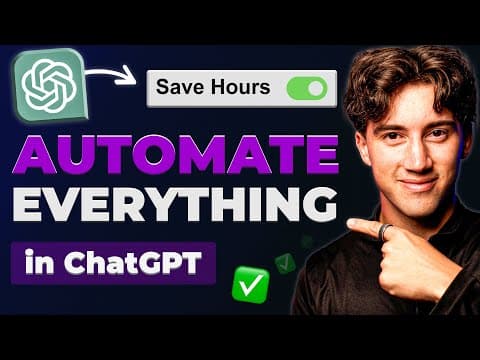 Automate ANY task using ChatGPT! (with GPT actions feature) thumbnail