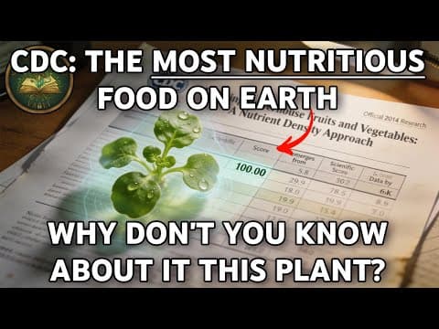 The Most Nutritious Plant on Earth. Confirmed by the CDC. Why Don't You Know About It? thumbnail