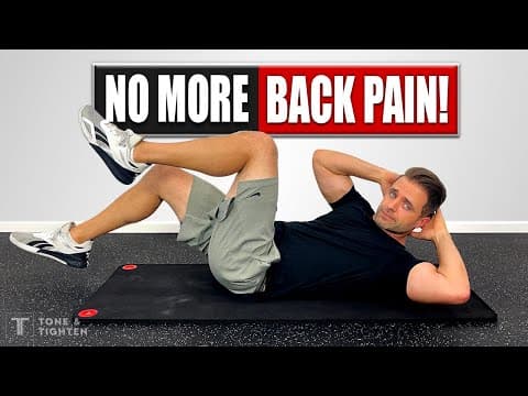 10-Minute Core Workout For Lower Back Pain Relief [NO MORE BACK PAIN!] thumbnail