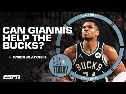 Giannis Antetokounmpo WANTS to WIN + The big three dive into the WNBA Playoffs 👀 I NBA Today thumbnail