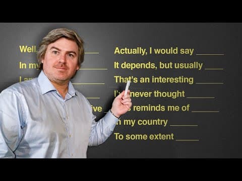 IELTS Speaking– Most Common Ways to Start Your Answer thumbnail
