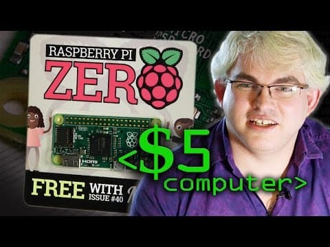 Raspberry Pi Zero - the $5 Computer - Computerphile thumbnail