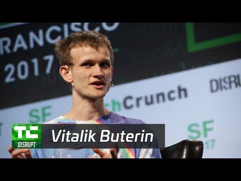 Decentralizing Everything with Ethereum's Vitalik Buterin | Disrupt SF 2017 thumbnail