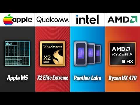 2026 Chip WARS: Apple vs Intel vs Qualcomm vs AMD thumbnail