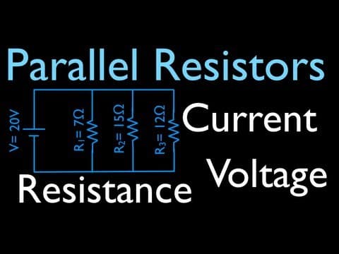 Resistors in Electric Circuits (3 of 16) Voltage, Resistance & Current for Parallel Circuits thumbnail